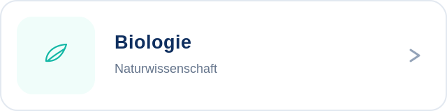 Biologie Fachlabel