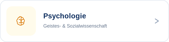 Psychologie Fachlabel