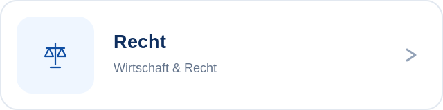 Recht Fachlabel